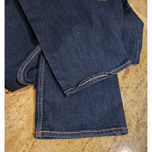 Old Navy Jeans Womens Size 14 Blue Wow Bootcut Mid Rise Dark Wash Denim Stretch - Picture 12 of 13